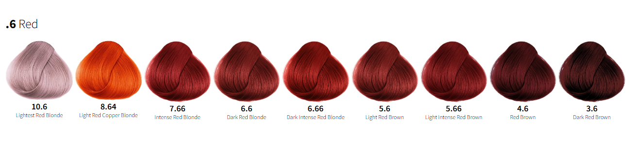 CPR Permanent Hair Colours - Red (.6) 120ml